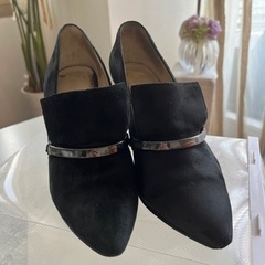 NINEWEST  黒の6センチヒール靴