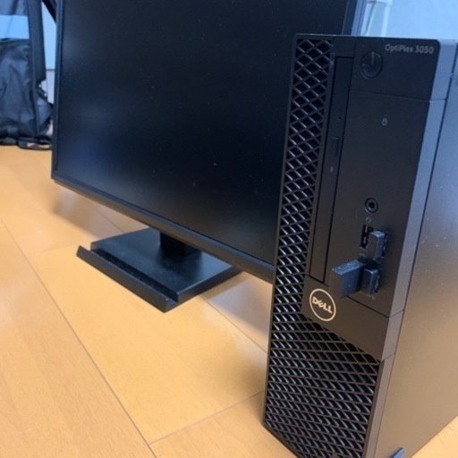 【4月末まで】パソコン\u0026モニターセット　キーボード・マウス・ウェブカメラ付き