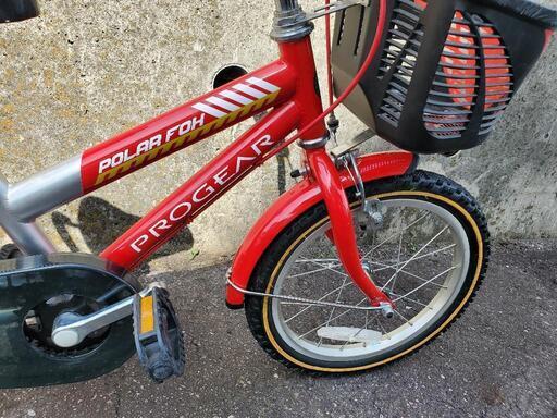 B341 子供自転車☆POLAR FOX☆16インチ☆補助輪付き 補助輪 16