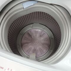 ②西岡店 洗濯機 5.5kg 2021年製 ハイアール JW-C55FK ピンク Haier 全自動 単身 一人暮らし