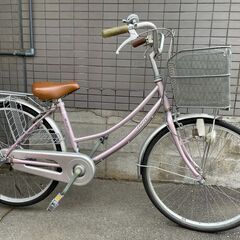 自転車　ママチャリ　24インチ　ピンク　和光市　リサイクルショッ...