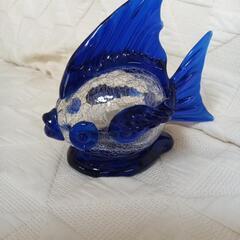 琉球ガラス　金魚置物