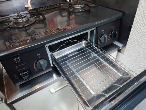 ■使用2週間■グリル未使用■　パロマ　　IC-S809BHA=R　ガスホース付き □使用2週間□グリル未使用□ パロマ IC-S809BHA=R ガスホース付き