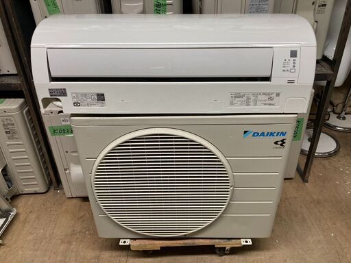 K05269　中古エアコン ダイキン 2020年製 主に6畳用 冷房能力 2.2KW / 暖房能力 2.2KW