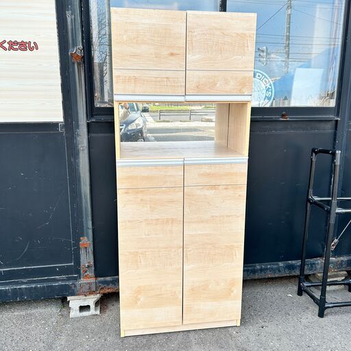 苫小牧発 モイス付きシューズラック シューズbox 下駄箱 縦183cm 横74cm 奥行37cm used ウッド