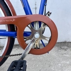 福岡発 24型折り畳み自転車 6段変速 シンプルスタイル SS-PL246BS