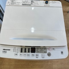 【1】Hisense 2023年製 5.5kg 洗濯機 HW-55E2W 0428-24