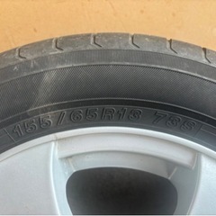 【土日価格】155/65/13　ホイール付き夏タイヤ