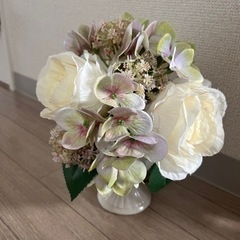 造花と花瓶のセット