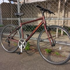 ブリジストン　オルディナ　クロスバイクです。前後タイヤ新品交換済みです。