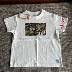 新品 JUNK SOUL 刺繍Tシャツ ホワイト90