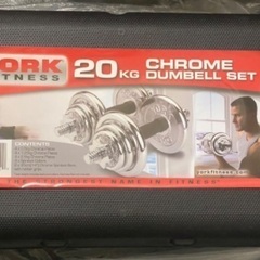 Chrome dumbbell 20kg ダンベル