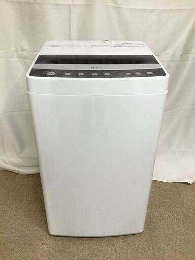 【北見市発】ハイアール Haier 全自動電気洗濯機 JW-C45D ① 2021年製 4.5kg 白 家電 しわケア脱水 送風乾燥 (E2707awraY)