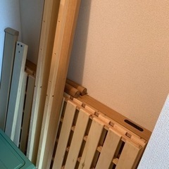 ニトリ セミダブルベッド1式