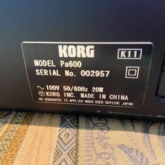 KORG pa600 professional arranger 