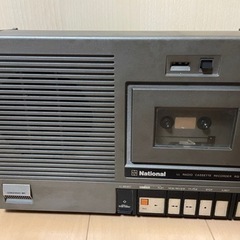 National ラジカセ RQ-570 ラジオのみ使用可能