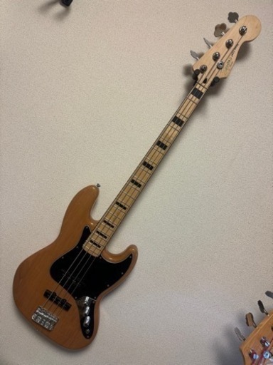 全国発送可　Fender Squier Classic Vibe ‘70s Jazz Bass ピックアップDuncanDesigned JB75 ジャズベース ブロックインレイブラックバインディング