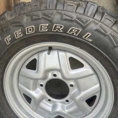 決まりました。値下げ　ジムニー　マッドタイヤ