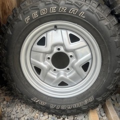 決まりました。値下げ　ジムニー　マッドタイヤ