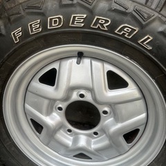 決まりました。値下げ　ジムニー　マッドタイヤ