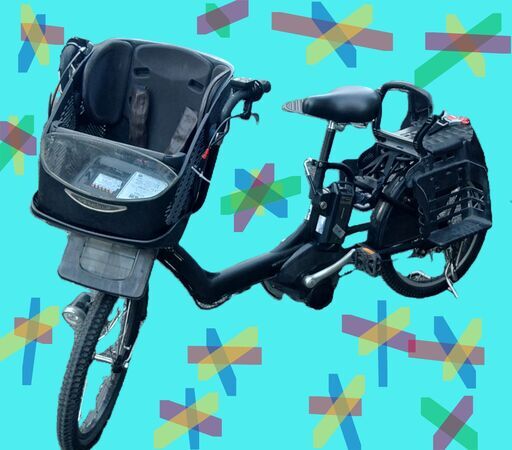 50️土日もお子様と土足のまま、いろいろなタイプの電動自転車のご試乗可能です。  ️電動自転車・リサイクル専門店　　ご試乗をしてから、ご購入できます。  ２０インチ、チャイルドシート、２人乗り、３人乗り、１人乗り電動自転車  バカ良心的な電動自転車屋１００日間・安心の無料点検・️無料交換保証サービス付き  後ろチャイルドシートを大きめのかごに変更のオプション無料です。  バッテリーは新品の９０％以上の性能です。  １回の充電で３０Ｋｍ