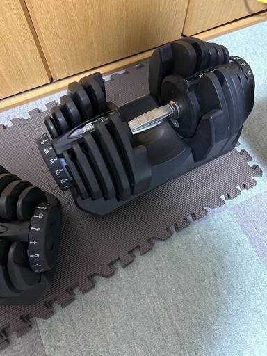 可変式ダンベル 40kg 2個セットのうち2個目 TOPFILM 可変式 可変