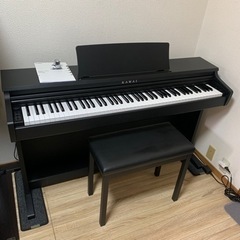 KAWAI KDP75B 2021年製 電子ピアノ 固定タイプイス付き