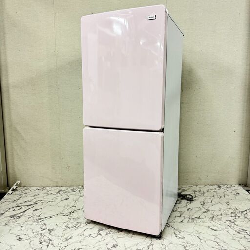17423  Haire 一人暮らし2D冷蔵庫 2019年製 148L ◆大阪市内・東大阪市他 5,000円以上ご購入で無料配達いたします！◆ ※京都・高槻・枚方方面◆神戸・西宮・尼崎方面◆生駒方面、大阪南部方面　それぞれ条件付き無料配送あり！