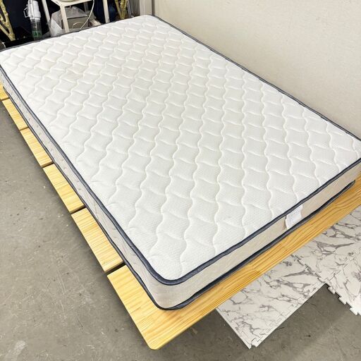 17421  タンスのゲン 片面用　圧縮ポケットコイルマットレス   ◆大阪市内・東大阪市他 5,000円以上ご購入で無料配達いたします！◆ ※京都・高槻・枚方方面◆神戸・西宮・尼崎方面◆生駒方面、大阪南部方面　それぞれ条件付き無料配送あり！
