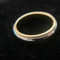 ティファニー TIFFANY PT950 11号 ミルグレインバンドリング