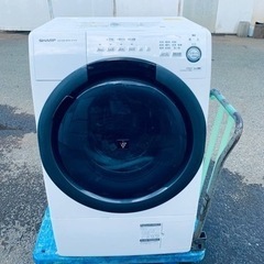 SHARP ドラム式電気洗濯乾燥機 ES-S7D-WR 
