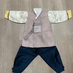 【ネット決済・配送可】韓服　ハンボク　4点セット　韓国男の子用伝統服