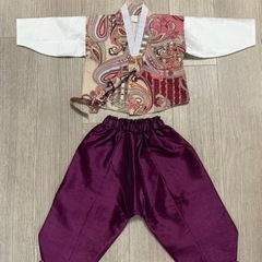 【ネット決済・配送可】韓服　ハンボク　2点セット　韓国男の子用伝統服