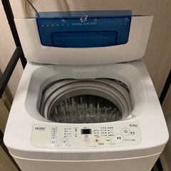 2019年製　ハイアール　洗濯機　4.2kg 単身　学生　1人暮らし