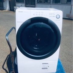 SHARP ドラム式電気洗濯乾燥機　ES-S7D-WL