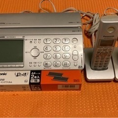 fax　電話子機2台