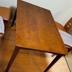 【美品】ニトリ ダイニングテーブル(120×75cm CLS DBR)