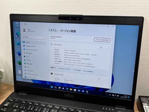 Simモデル 〉0428 富士通 LIFEBOOK U939/B i5 ８GB / SSD 256GB 第8世代 Windows11 Office 軽量