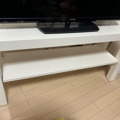 【受渡し済み】IKEA ホワイト　テレビ台