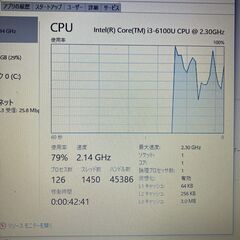 ノートPC用のCPU  Intel core i3-610…