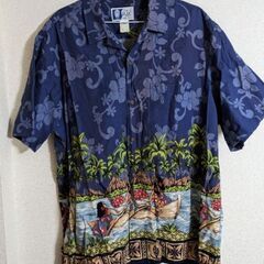 旧タグ ロバートジェイクレンシー MADE IN HAWAI USA 青☆アロハ