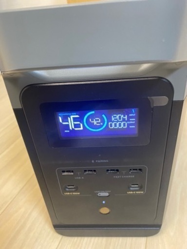 EcoFlow ポータブル電源 DELTA 2 1024W バッテリー 防災用品 急速充電 