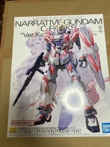 MG ナラティブガンダム C装備とクリアブルーのサイコフレームのセット