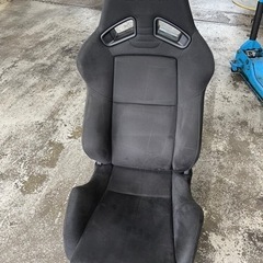 レカロスポーツシートSR-7 KK100 ブラック×ブラック車のパーツ 内装、インテリア