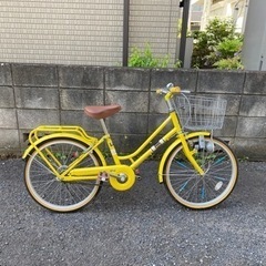 子供用自転車　20インチ（黄色）