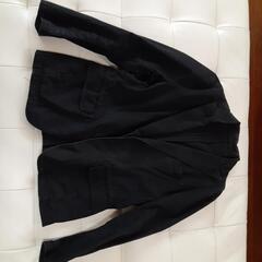 タケオキクチ　綿薄手ジャケット　黒の古着風の色合い　2号　レディース