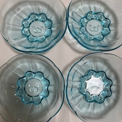 新品❣️ミスド　ポンデライオン　ガラス　小鉢　大サイズ　4個　ブルー