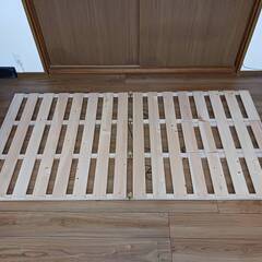 ヒノキすのこマット　国産ヒノキ使用　日本製　シングルサイズ　ベッド