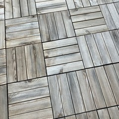 天然木　ウッドデッキパネル 全サイズまとめて89枚