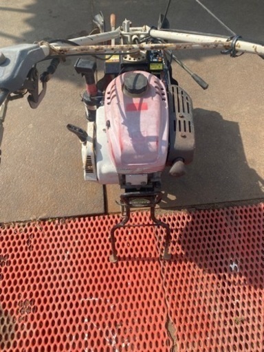 三菱管理機、畝立て6.3馬力MSD655Wネギ栽培の土揚げWタイヤ畝上げハンドル上、下、前後調整可埼玉県 三菱管理機、畝立て6.3馬力MSD655Wネギ栽培の土揚げWタイヤ畝上げ